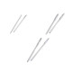 Ace metalice bonte, lungime 50; 60; 70 mm, pentru lână și broderie - Nichel (50 Bucăți) Ace metalice bonte, lungime 50; 60; 70 mm, pentru lână și broderie - Nichel (50 Bucăți)