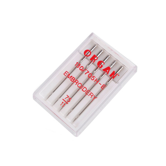 Ace de mașină pentru broderie organ 75 - Nichel (5 Cutii)