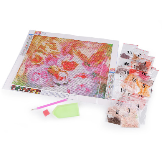Pictura cu diamante, set creativ 30x40 cm - Conform imaginii (1 Set)