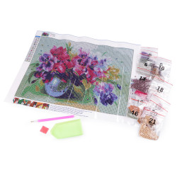 Pictura cu diamante, set creativ 30x40 cm - Conform imaginii (1 Set)
