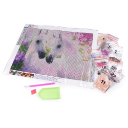 Pictura cu diamante, set creativ 30x40 cm - Conform imaginii (1 Set)