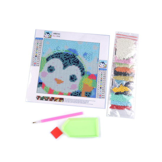 Pictura cu diamante 20x20 cm - Conform imaginii (1 Set) Pictura cu diamante 20x20 cm - Conform imaginii (1 Set)