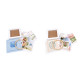 Set creativ de broderie cu rama - Albastru deschis (1 Set) Set creativ de broderie cu rama - Albastru deschis (1 Set)