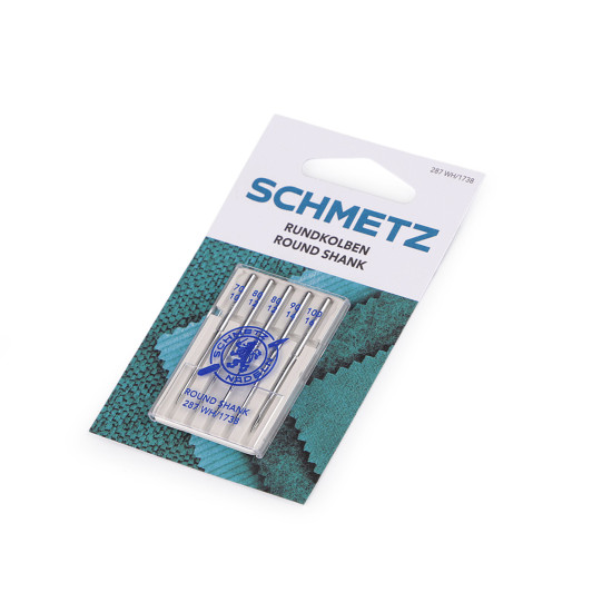 Ace de mașină cu tijă rotundă, combinate 70; 80; 90; 100 schmetz, pentru mașini de cusut mai vechi de uz casnic - Nichel (1 Card) Ace de mașină cu tijă rotundă, combinate 70; 80; 90; 100 schmetz, pentru mașini de cusut mai vechi de uz casnic - Nichel (1 Card)