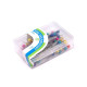 Bolduri cu cap din plastic, sidefate, lungime 38 mm - Mix variante (20 Cutii) Bolduri cu cap din plastic, sidefate, lungime 38 mm - Mix variante (20 Cutii)
