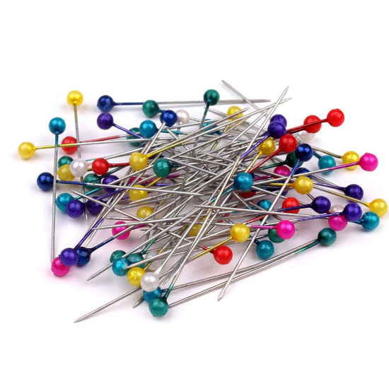 Bolduri cu cap din plastic, sidefate, lungime 38 mm - Mix variante (20 Cutii) Bolduri cu cap din plastic, sidefate, lungime 38 mm - Mix variante (20 Cutii)