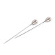 Ace cu gămălie, model perlă, lungime 55 mm - Mix culori (3 Cutii) Ace cu gămălie, model perlă, lungime 55 mm - Mix culori (3 Cutii)