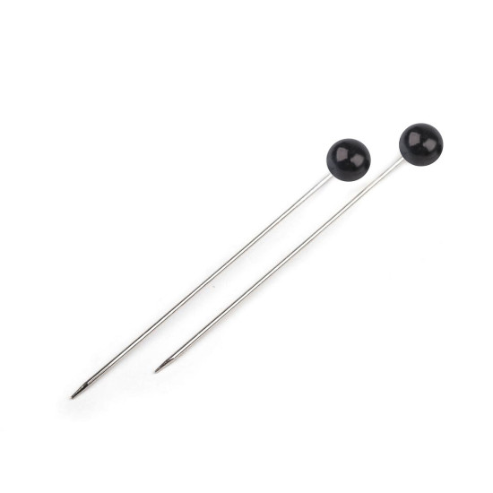 Bolduri deco, lungime 50 mm - Alb sidefat (50 Bucăți) Bolduri deco, lungime 50 mm - Alb sidefat (50 Bucăți)