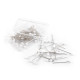 Bolduri cu cap din plastic, albe, lungime 32 mm - Nichel (10 Cutii) Bolduri cu cap din plastic, albe, lungime 32 mm - Nichel (10 Cutii)