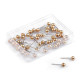 Bolduri inox, lungime 15 mm - Auriu (20 Cutii) Bolduri inox, lungime 15 mm - Auriu (20 Cutii)