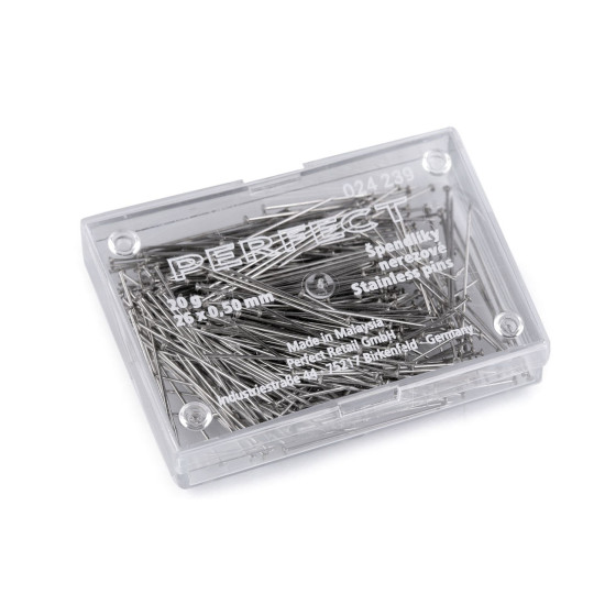 Bolduri inox, lungime 26 mm - Nichel (1 Cutie) Bolduri inox, lungime 26 mm - Nichel (1 Cutie)