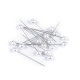 Bolduri decorative cu cap perlă, lungime 60 mm - Alb (40 Bucăți) Bolduri decorative cu cap perlă, lungime 60 mm - Alb (40 Bucăți)