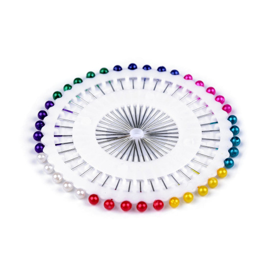 Bolduri cu cap de plastic pe rozeta, lungime 37 mm - Mix (12 Rozete) Bolduri cu cap de plastic pe rozeta, lungime 37 mm - Mix (12 Rozete)