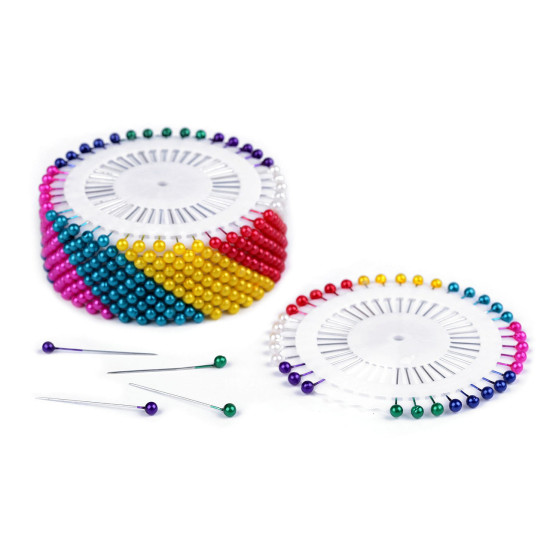 Bolduri cu cap de plastic pe rozeta, lungime 37 mm - Mix (12 Rozete) Bolduri cu cap de plastic pe rozeta, lungime 37 mm - Mix (12 Rozete)