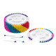 Bolduri cu cap de plastic pe rozeta, lungime 37 mm - Mix (12 Rozete) Bolduri cu cap de plastic pe rozeta, lungime 37 mm - Mix (12 Rozete)