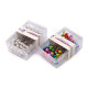 Bolduri cu cap perlat lungime 40 mm - Alb (1 Cutie) Bolduri cu cap perlat lungime 40 mm - Alb (1 Cutie)