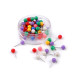 Bolduri cu cap din plastic 17 mm - Mix (1 Cutie) Bolduri cu cap din plastic 17 mm - Mix (1 Cutie)