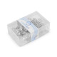 Bolduri decorative din oțel inoxidabil lungime 38 mm diamant - Transparent (10 Cutii) Bolduri decorative din oțel inoxidabil lungime 38 mm diamant - Transparent (10 Cutii)