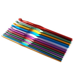 Set croșete aluminiu - Mix mărimi (1 Set)