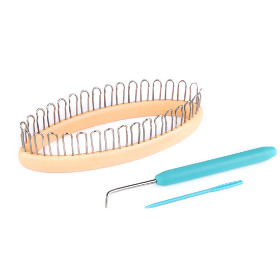 Gherghef pentru tricotat şosete, 5,3x13,5 cm - Crem (1 Set) Gherghef pentru tricotat şosete, 5,3x13,5 cm - Crem (1 Set)