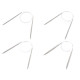 Andrele circulare nr. 4,5; 5; 6; 7 - Argintiu (30 Bucăți) Andrele circulare nr. 4,5; 5; 6; 7 - Argintiu (30 Bucăți)