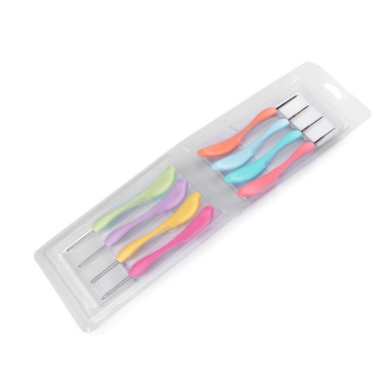 Set croșete cu mâner ergonomic - Mix (3 Seturi)