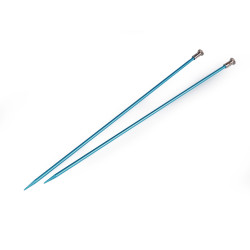 Andrele drepte #3; 3,5; 4; 4,5; 5; 5,5; 6; 8; 9; 10 - Bleu turcoaz (1 Pereche)