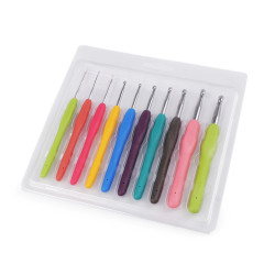 Set de croșete cu mânere din silicon - Mix (1 Set)