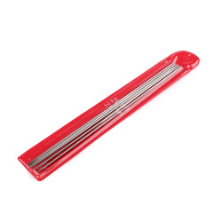 Andrele de inox pentru sosete nr. 2; 2,5; 3; 3,5; 4; 4,5; 5 - Nichel (1 Set)