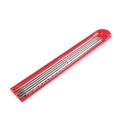 Andrele de inox pentru sosete nr. 2; 2,5; 3; 3,5; 4; 4,5; 5 - Nichel (1 Set)