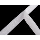 Bandă arici, complet (puf + scai), negru, 16 mm - Negru (25 Metri)