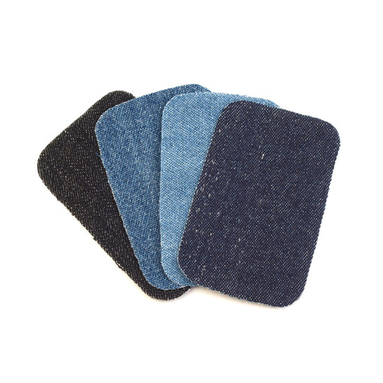 Petice termoadezive jeans, 7,6x4,9 cm - Albastru delta (1 Sac) Petice termoadezive jeans, 7,6x4,9 cm - Albastru delta (1 Sac)