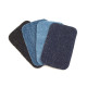 Petice termoadezive jeans, 7,6x4,9 cm - Albastru delta (1 Sac) Petice termoadezive jeans, 7,6x4,9 cm - Albastru delta (1 Sac)