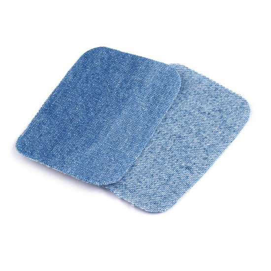 Petice termoadezive jeans, 7,6x4,9 cm - Albastru delta (1 Sac) Petice termoadezive jeans, 7,6x4,9 cm - Albastru delta (1 Sac)