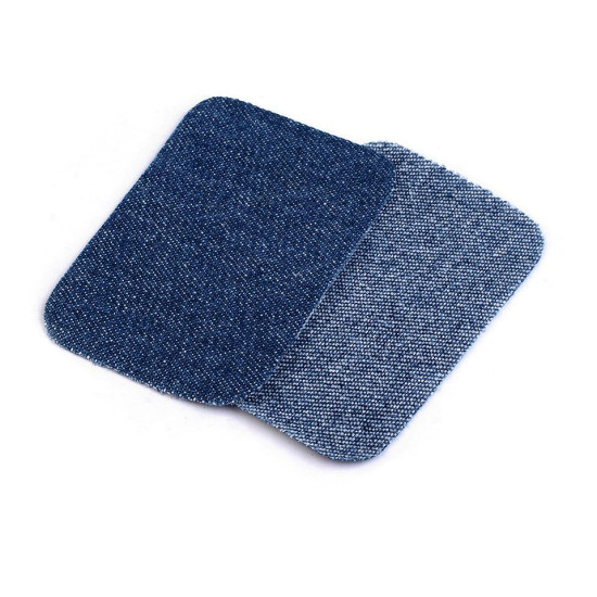 Petice termoadezive jeans, 7,6x4,9 cm - Albastru delta (1 Sac) Petice termoadezive jeans, 7,6x4,9 cm - Albastru delta (1 Sac)