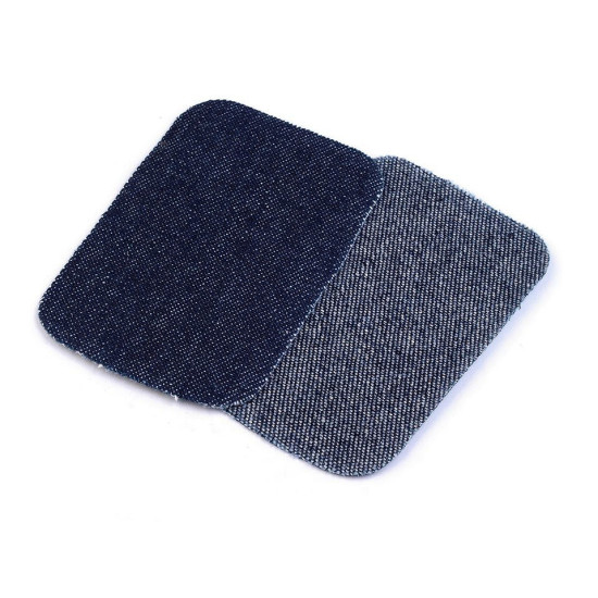Petice termoadezive jeans, 7,6x4,9 cm - Albastru delta (1 Sac) Petice termoadezive jeans, 7,6x4,9 cm - Albastru delta (1 Sac)