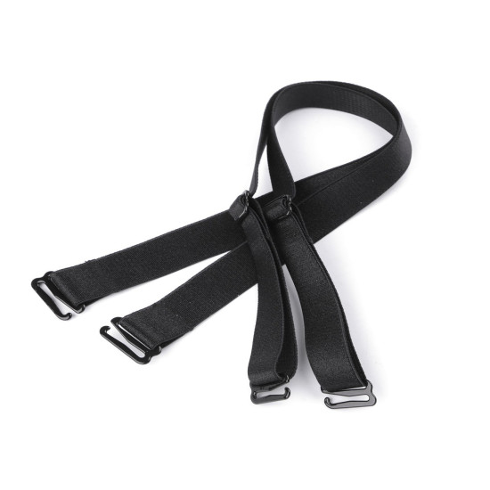 Bretele sutien, lățime 16 mm - Negru (1 Pereche) Bretele sutien, lățime 16 mm - Negru (1 Pereche)