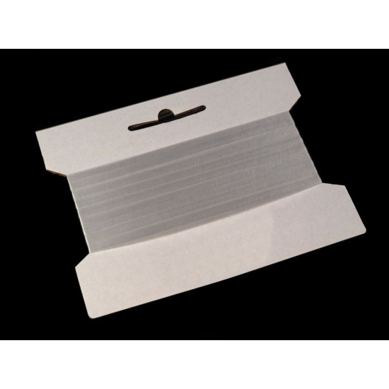Elastic siliconic, lățime 6 mm - Transparent (20 Metri)