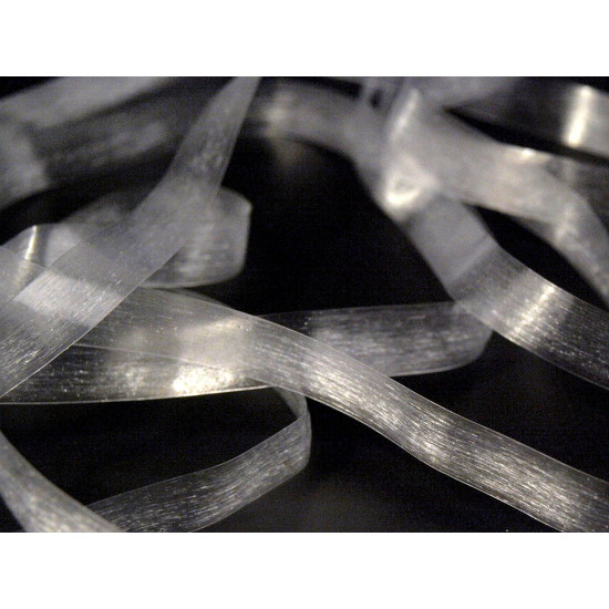 Elastic siliconic, lățime 6 mm - Transparent (20 Metri)