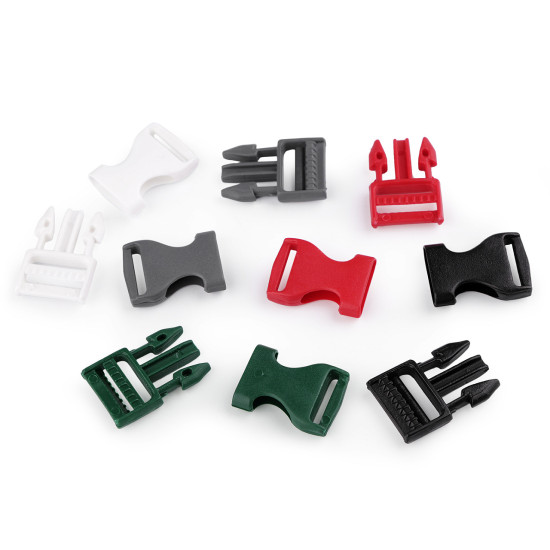 Cataramă trident, lățime 20 mm - Alb (30 Perechi) Cataramă trident, lățime 20 mm - Alb (30 Perechi)