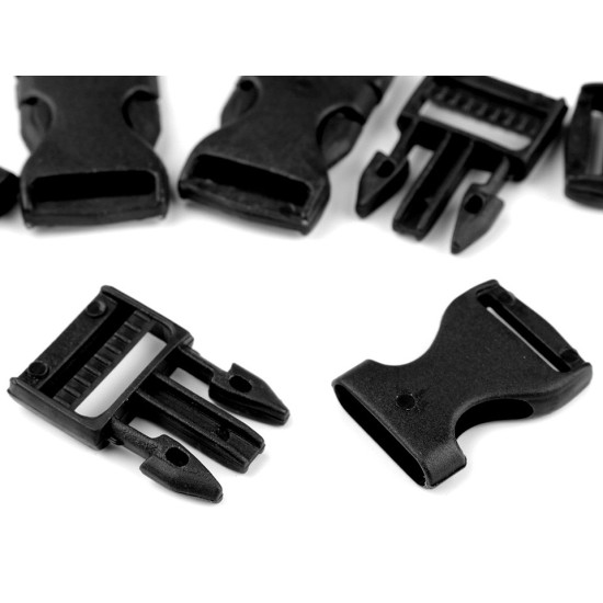 Cataramă trident, lățime 20 mm - Alb (30 Perechi) Cataramă trident, lățime 20 mm - Alb (30 Perechi)