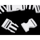 Cataramă trident, lățime 25 mm - Negru (30 Perechi) Cataramă trident, lățime 25 mm - Negru (30 Perechi)