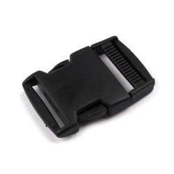 Cataramă trident, lățime 30 mm - Negru (100 Perechi)