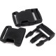 Cataramă trident, lățime 30 mm - Negru (25 Perechi) Cataramă trident, lățime 30 mm - Negru (25 Perechi)