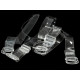 Bretele sutien transparente, 15 mm - Transparent (48 Perechi)