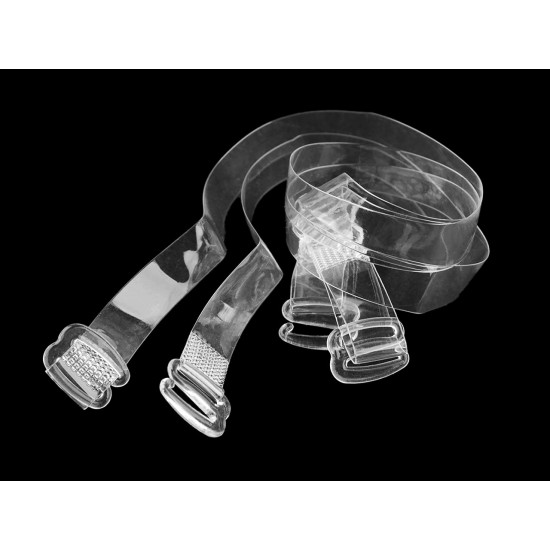 Bretele sutien transparente, 10 mm - Transparent (12 Perechi) Bretele sutien transparente, 10 mm - Transparent (12 Perechi)