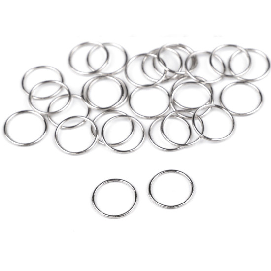 Inele metalice, ø6; ø8; ø10; ø12; ø14 mm - Nichel (200 Bucăți) Inele metalice, ø6; ø8; ø10; ø12; ø14 mm - Nichel (200 Bucăți)