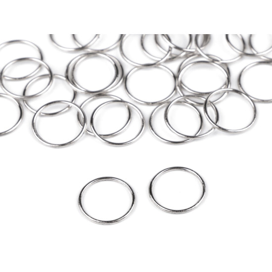 Inele metalice, ø6; ø8; ø10; ø12; ø14 mm - Nichel (200 Bucăți) Inele metalice, ø6; ø8; ø10; ø12; ø14 mm - Nichel (200 Bucăți)