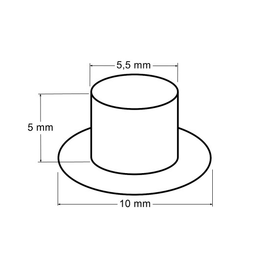 Ocheți metalici inoxidabili, ø5,5 mm - Alamă antică (100 Perechi) Ocheți metalici inoxidabili, ø5,5 mm - Alamă antică (100 Perechi)