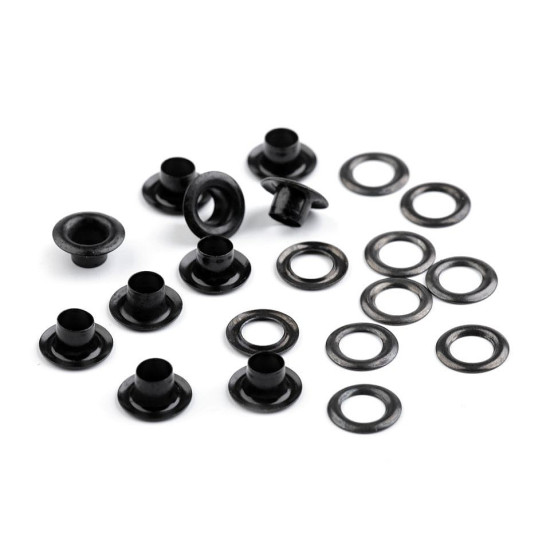 Ocheți metalici inoxidabili, ø5,5 mm - Alamă antică (100 Perechi) Ocheți metalici inoxidabili, ø5,5 mm - Alamă antică (100 Perechi)